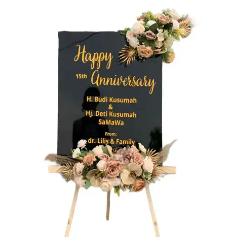 Papan Bunga Akrilik Pandean